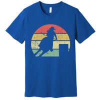 Barrel Racing Rodeo Retro Vintage Gift Premium T-Shirt