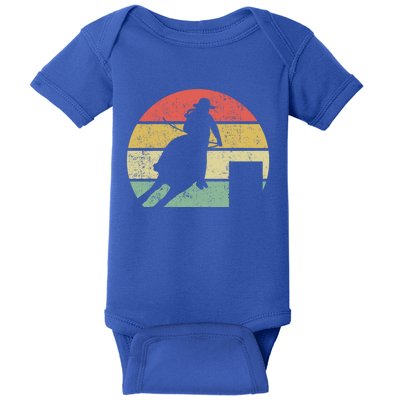 Barrel Racing Rodeo Retro Vintage Gift Baby Bodysuit