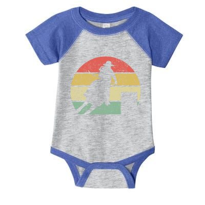 Barrel Racing Rodeo Retro Vintage Gift Infant Baby Jersey Bodysuit