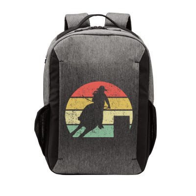 Barrel Racing Rodeo Retro Vintage Gift Vector Backpack