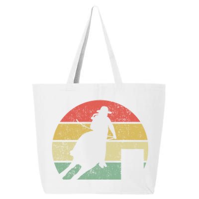 Barrel Racing Rodeo Retro Vintage Gift 25L Jumbo Tote