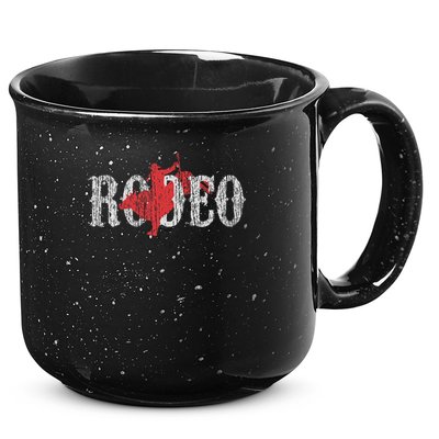 Bull Riding Rodeo Western Country Cowboy 15oz Campfire Ceramic Mug