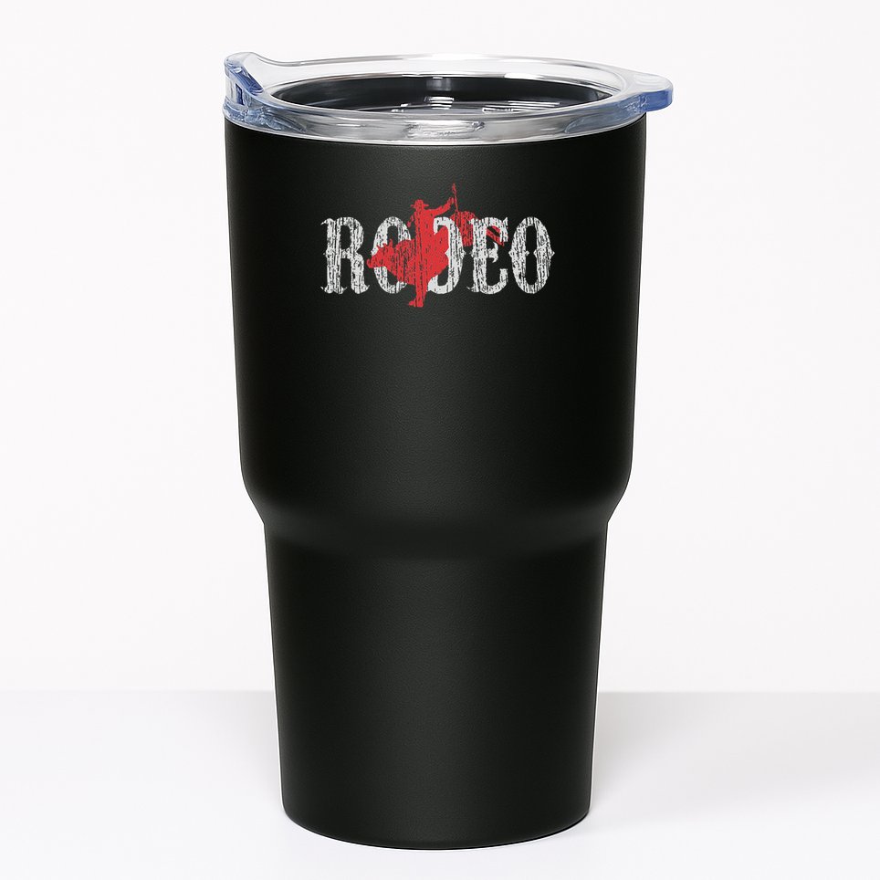 Bull Riding Rodeo Western Country Cowboy Tumbler