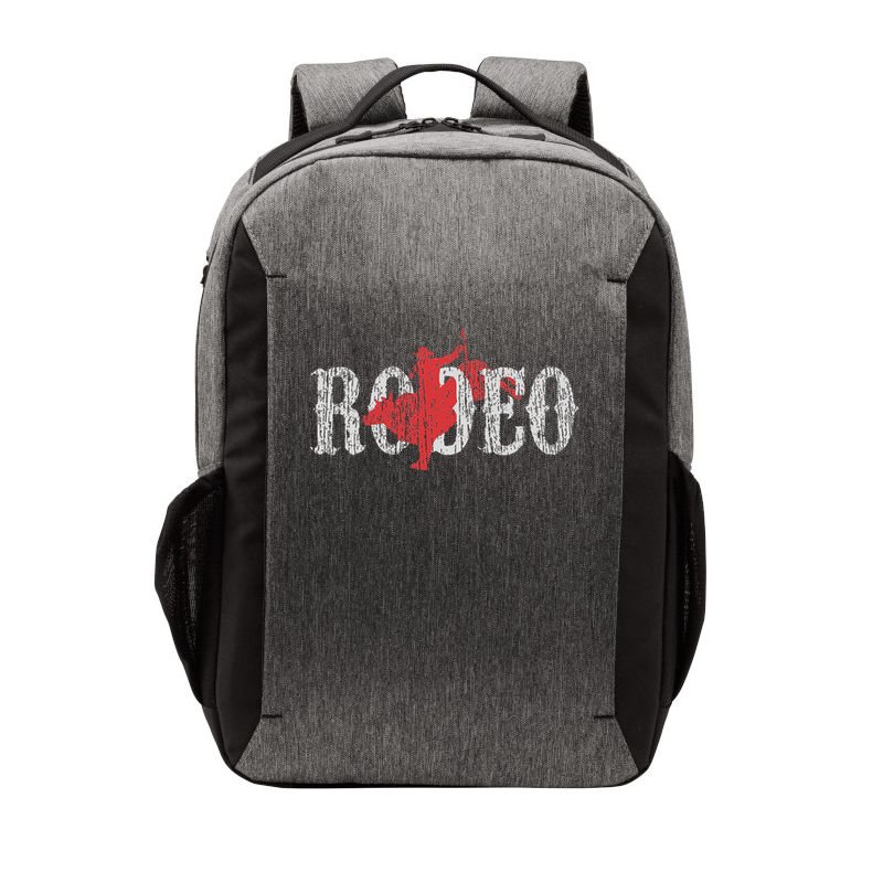 Bull Riding Rodeo Western Country Cowboy Vector Backpack