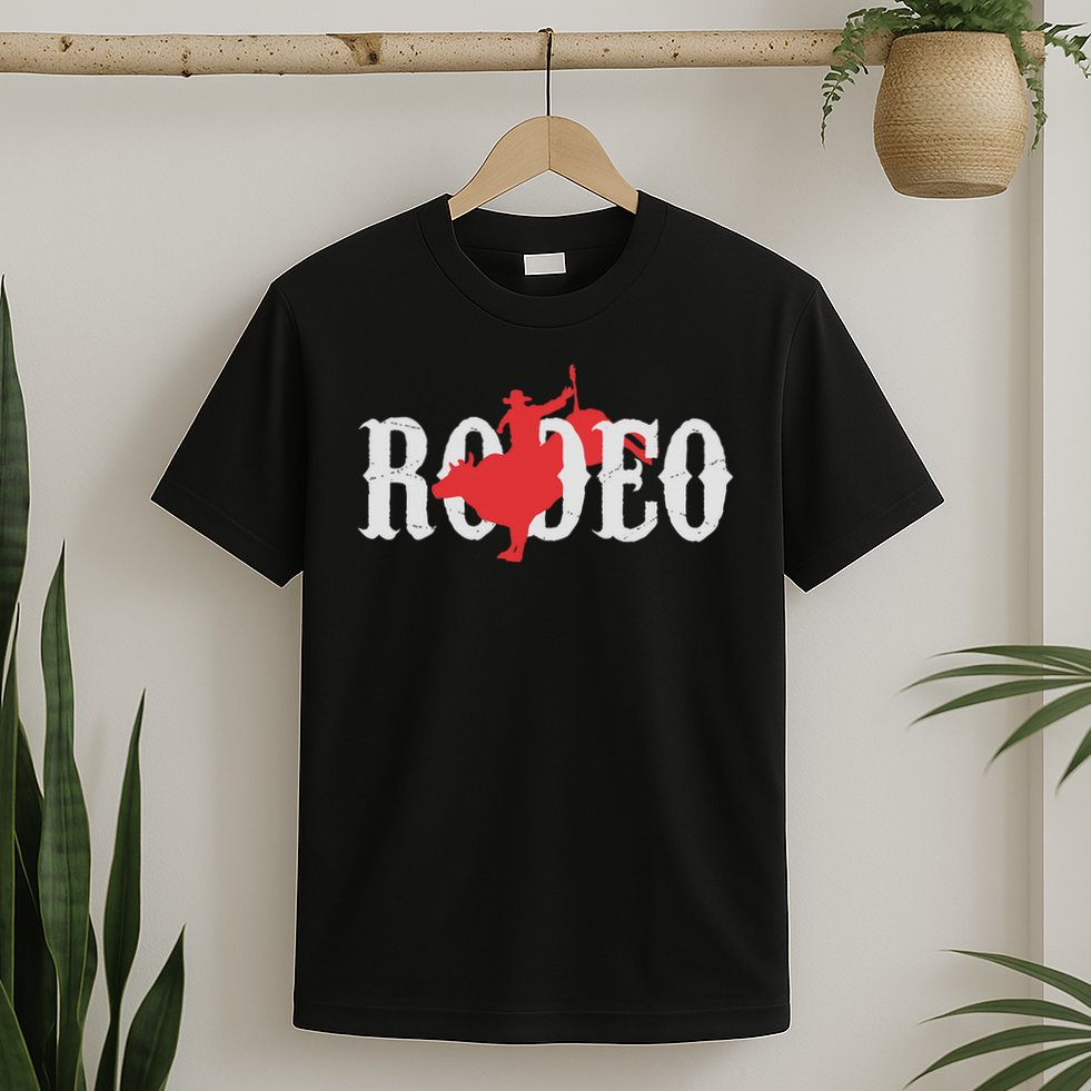 Bull Riding Rodeo Western Country Bull Rider Gift T-Shirt