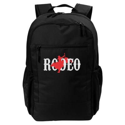 Bull Riding Rodeo Western Country Bull Rider Gift Backpack