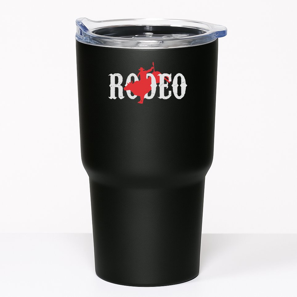 Bull Riding Rodeo Western Country Bull Rider Gift Tumbler