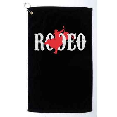 Bull Riding Rodeo Western Country Bull Rider Gift Golf Towel