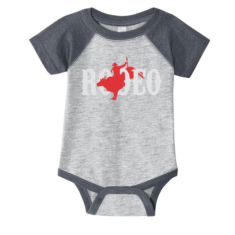 Bull Riding Rodeo Western Country Bull Rider Gift Infant Baby Jersey Bodysuit