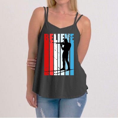 Biathlon Racer Race Competition Shooting Guns Fan Lover Premium Women's Strappy Tank