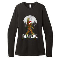 Bigfoot Rock Roll Sasquatch Christmas Believe Gifts  Womens CVC Long Sleeve Shirt