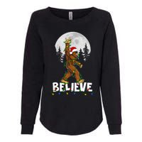 Bigfoot Rock Roll Sasquatch Christmas Believe Gifts  Womens California Wash Sweatshirt