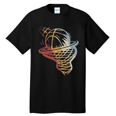 Basketball Retro Style Vintage Tall T-Shirt