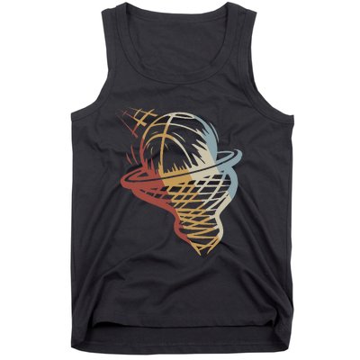 Basketball Retro Style Vintage Tank Top