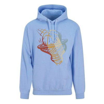 Basketball Retro Style Vintage Unisex Surf Hoodie