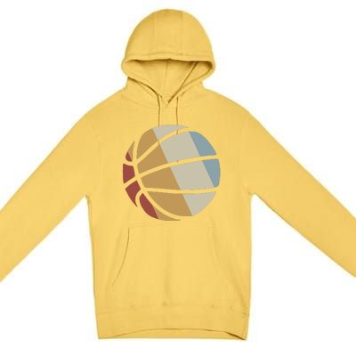 Basketball Retro Style Vintage Premium Pullover Hoodie