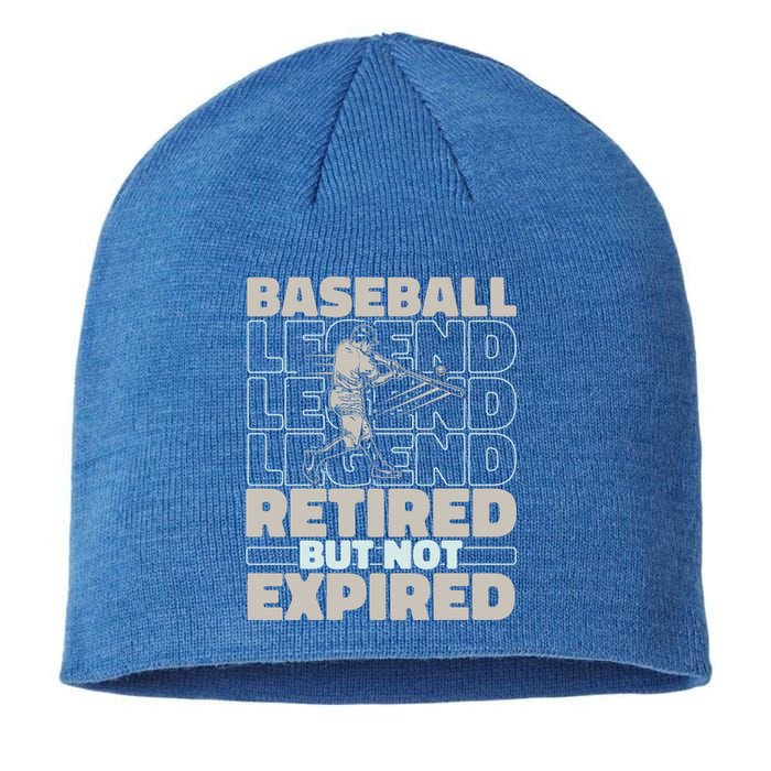 Baseballer Retired Sport Funny Gift Player Team Baseball Gift Sustainable Beanie