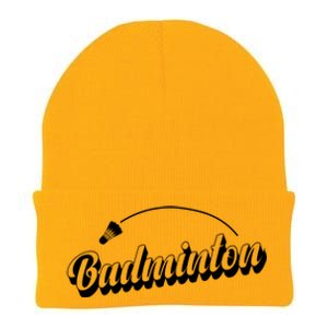 Badminton Racket Shuttlecock Sport Cute Gift Knit Cap Winter Beanie