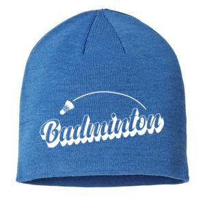 Badminton Racket Shuttlecock Sport Cute Gift Sustainable Beanie