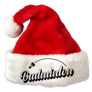 Badminton Racket Shuttlecock Sport Cute Gift Premium Christmas Santa Hat