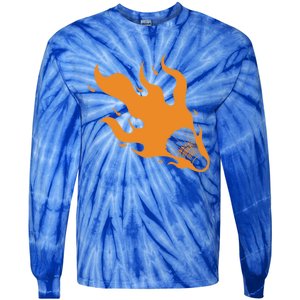 Badminton Racket Sport Shuttlecock Gift Tie-Dye Long Sleeve Shirt