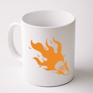 Badminton Racket Sport Shuttlecock Gift Coffee Mug