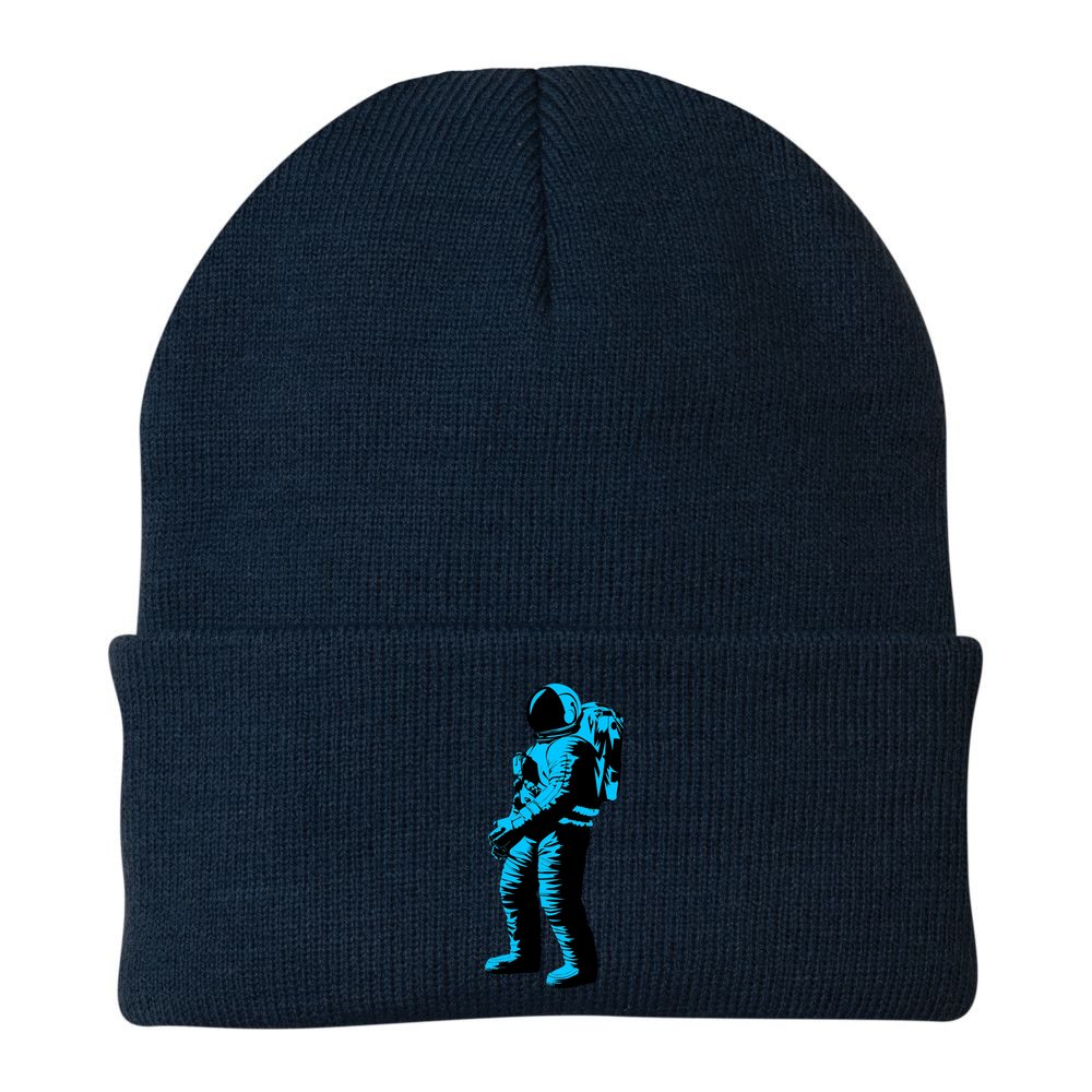 Blue Retro Space Astronaut Beanie