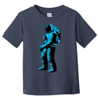 Blue Retro Space Astronaut Toddler T-Shirt