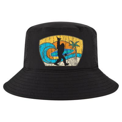 Bigfoot Retro Surfing Gift For Shaka Aloha Surfer Dude Cool Comfort Performance Bucket Hat