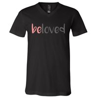 Beloved Religious Spiritual Gift Pray Inspirational V-Neck T-Shirt