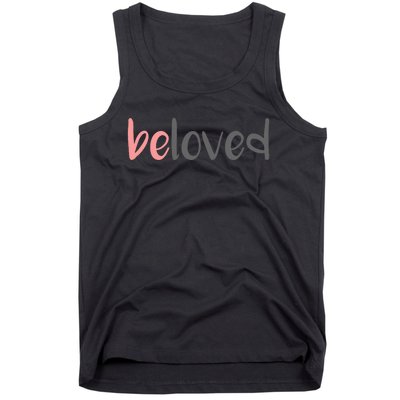 Beloved Religious Spiritual Gift Pray Inspirational Tank Top