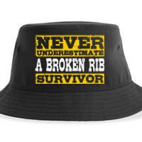 Broken Rib Survivor Get Well Soon Sustainable Bucket Hat