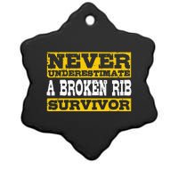 Broken Rib Survivor Get Well Soon Ceramic Star Ornament