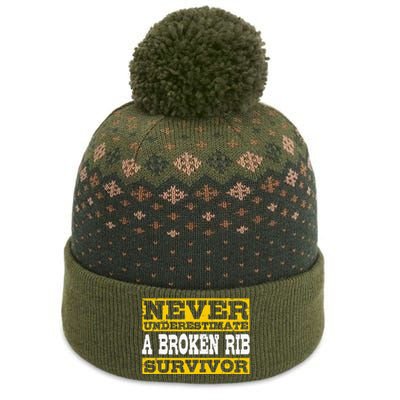 Broken Rib Survivor Get Well Soon The Baniff Cuffed Pom Beanie