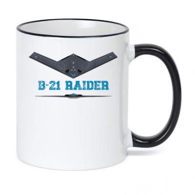 B21 Raider Stealth Bomber Aircraft; Usa Airplane Aviation 11oz Black Color Changing Mug