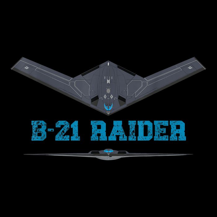 B21 Raider Stealth Bomber Aircraft; Usa Airplane Aviation Bucket Hat
