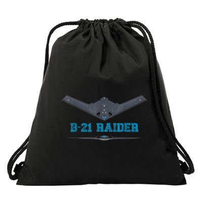 B21 Raider Stealth Bomber Aircraft; Usa Airplane Aviation Drawstring Bag