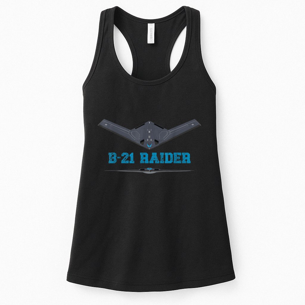 B21 Raider Stealth Bomber Aircraft; Usa Airplane Aviation Womens Tank Top