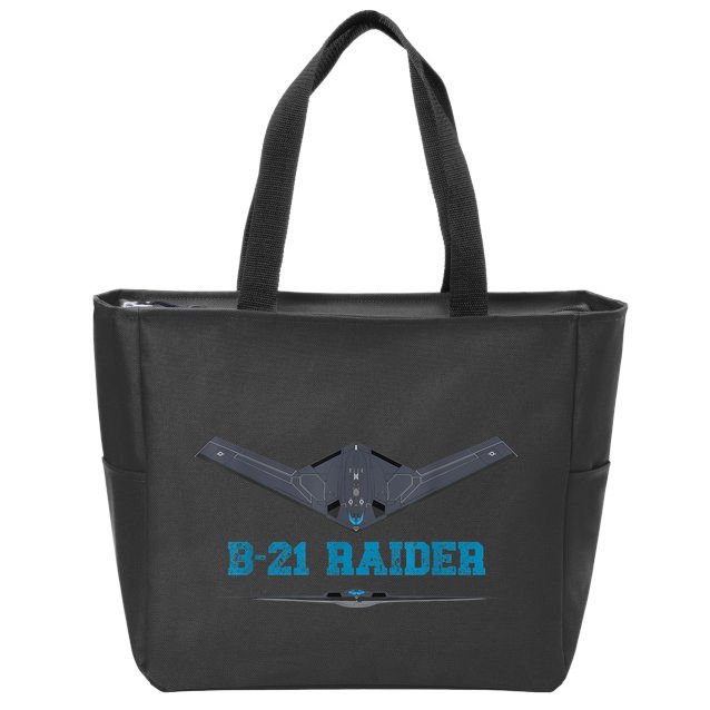 B21 Raider Stealth Bomber Aircraft; Usa Airplane Aviation Zip Tote Bag