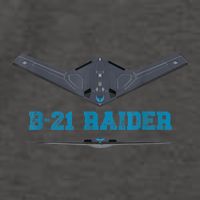 B21 Raider Stealth Bomber Aircraft; Usa Airplane Aviation Vector Backpack