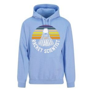 Badminton Racket Scientist Funny Badminton Gift Unisex Surf Hoodie