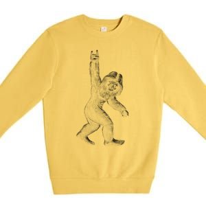 Bigfoot Rock Star Premium Crewneck Sweatshirt