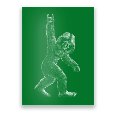 Bigfoot Rock Star Poster