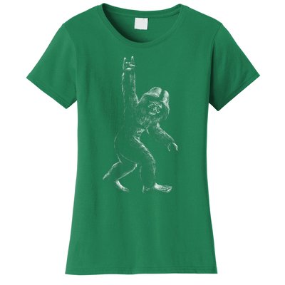 Bigfoot Rock Star Women's T-Shirt