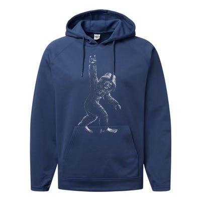 Bigfoot Rock Star Performance Fleece Hoodie