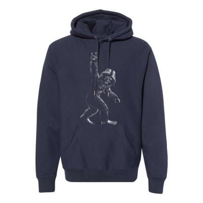 Bigfoot Rock Star Premium Hoodie