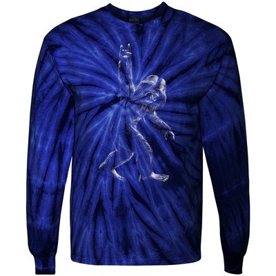 Bigfoot Rock Star Tie-Dye Long Sleeve Shirt