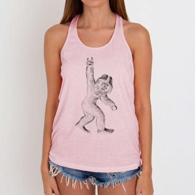 Bigfoot Rock Star Women's Knotted Racerback Tank