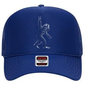 Bigfoot Rock Star High Crown Mesh Back Trucker Hat