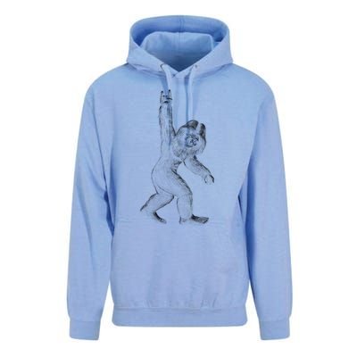 Bigfoot Rock Star Unisex Surf Hoodie